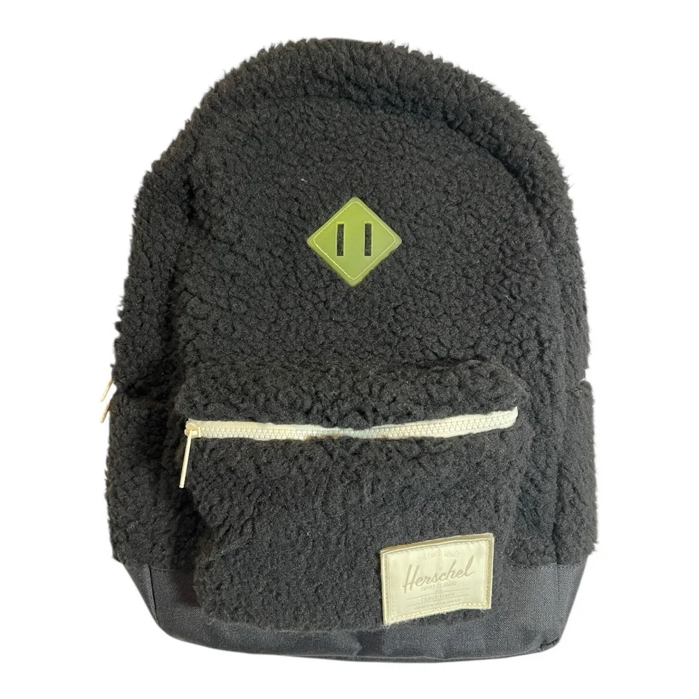 NWT Herschel Black Sherpa Backpack